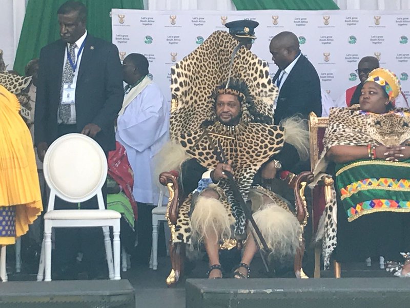 King Misuzulu kaZwelithini & his wife Queen Ntokozo Mayisela