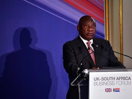 Cyril Ramaphosa Uk visit