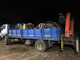 Three busted for R2m worth of stolen cables