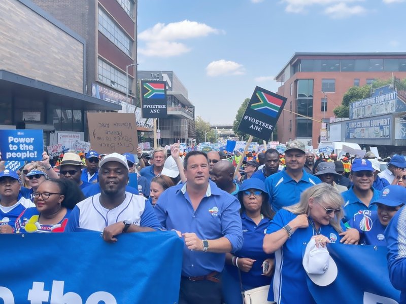 DA march to Luthuli House