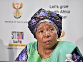 Minister of Cooperative Governance Nkosazana Dlamini-Zuma