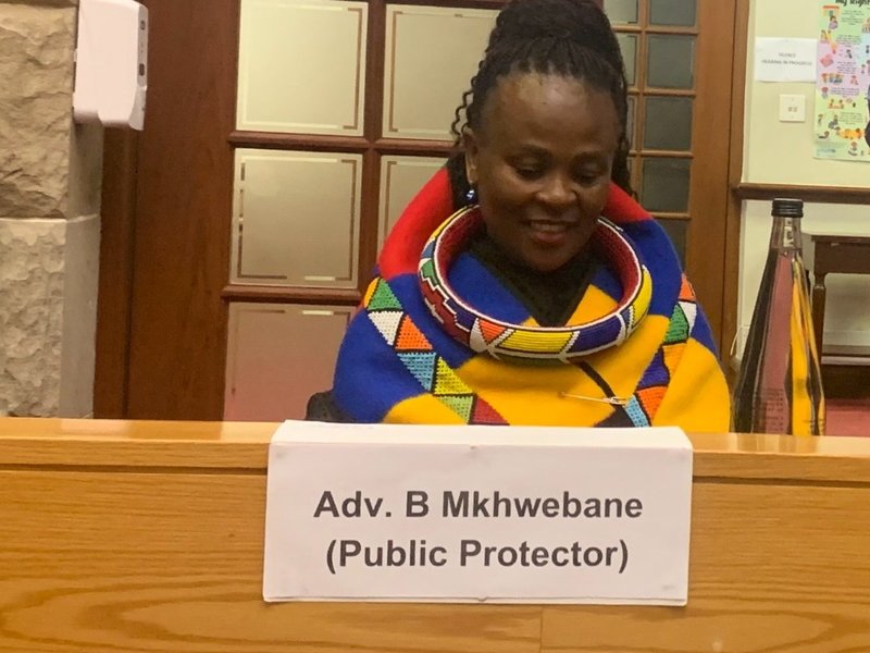 Suspended Public Protector Busisiwe Mkhwebane