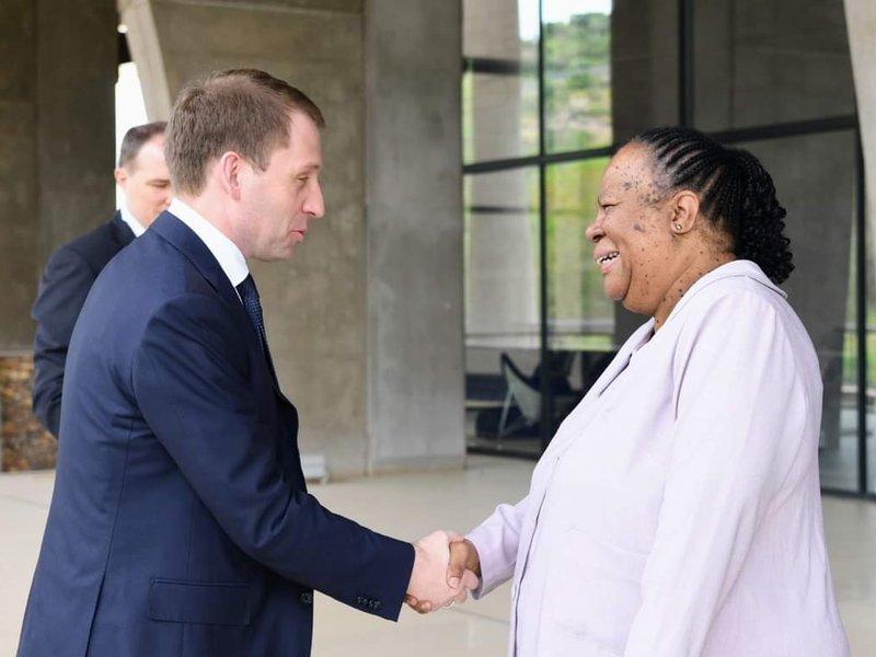 Naledi Pandor and Natural Resources and Environment Alexander Kozlov