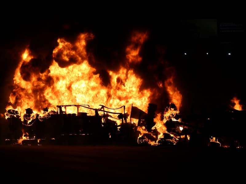 Petrol tanker accident 1