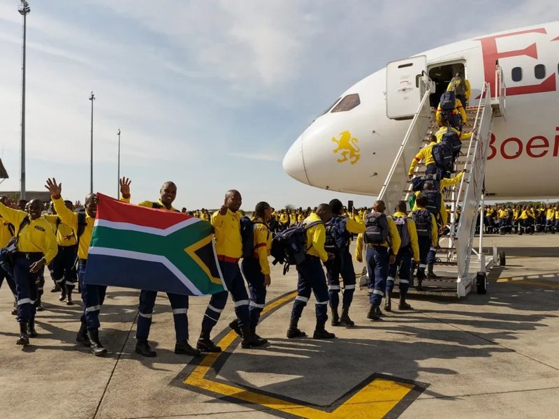 SA  firefighters in Canada 5