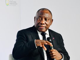 President Cyril Ramaphosa at New Global Financing Pact