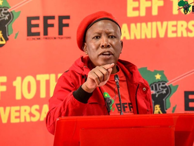 EFF Leader Julius Malema