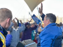 DA Leader  John Steenhuisen launch voter registration campaign
