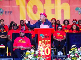 EFF celebration Marikana