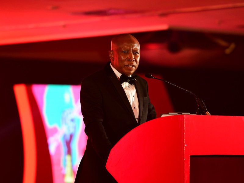EFF leader Julius Malema 10th-anniversary gala dinner