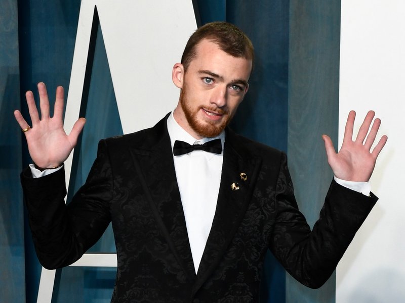 US actor Angus Cloud attends the 2022 Vanity Fair Oscar Party following the 94th Oscars