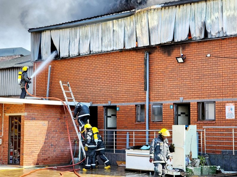 Springfield factory fire in Durban