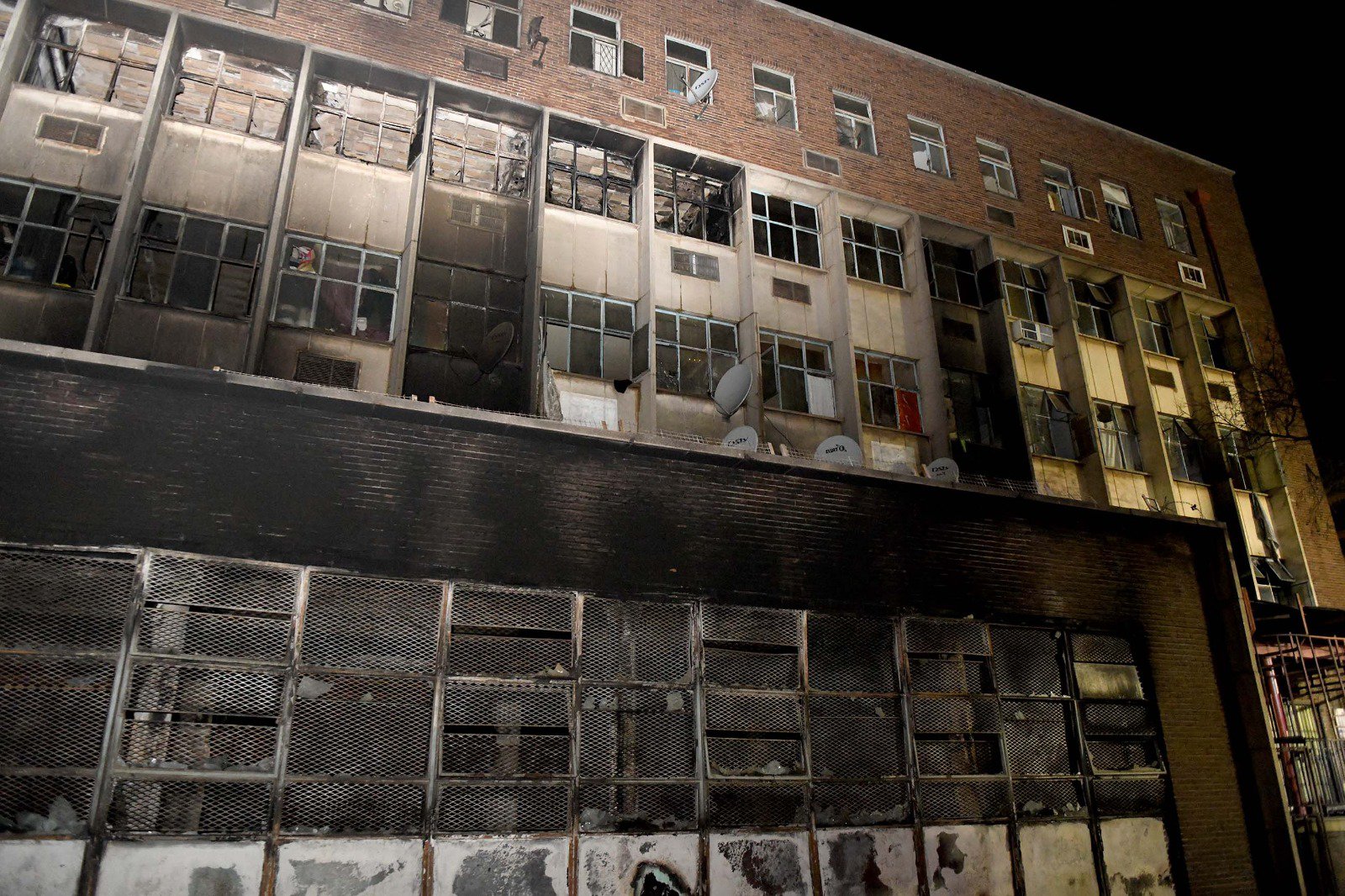 Marshalltown building fire in Johannesburg CBD