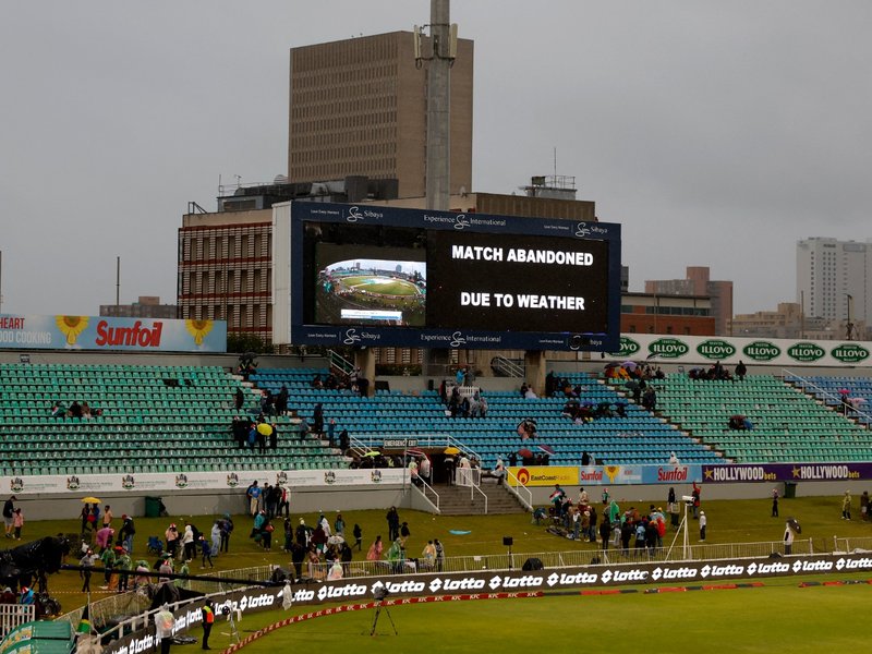 First South Africa-India clash abandoned