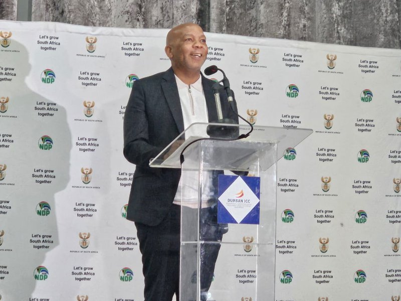 Electricity Minister Kgosientsho Ramokgopa at Durban ICC