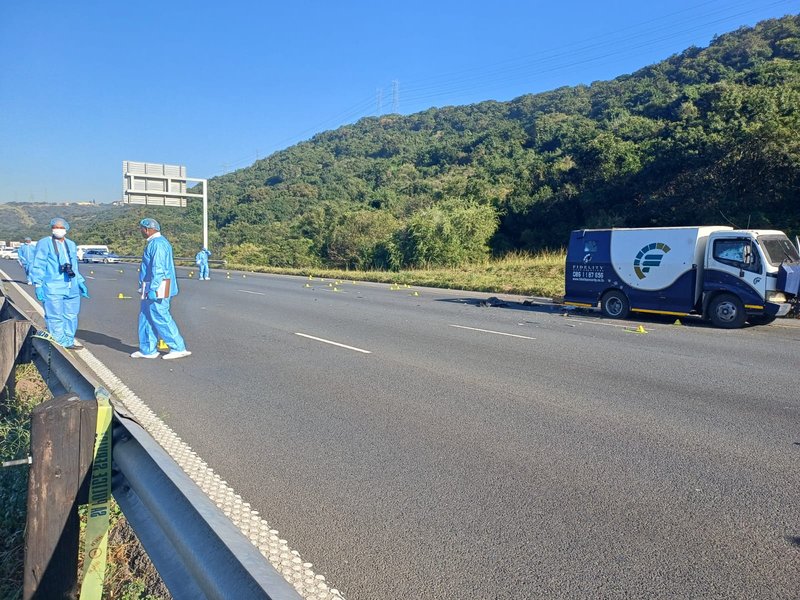 Police comb CIT heist crime scene on N2