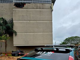 Motorist killed after car plummets from Overport mall’s parking area
