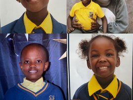 Four children who died in an accident Hlalele family