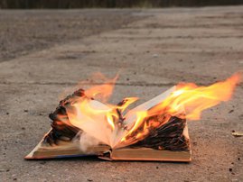 Burning book