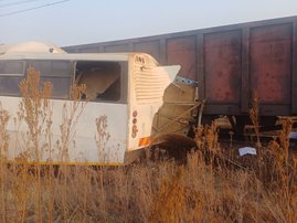 Mpumalanga bus and train crash