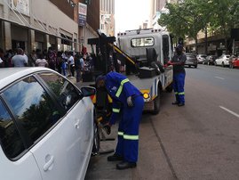 Tshwane towed vehicles