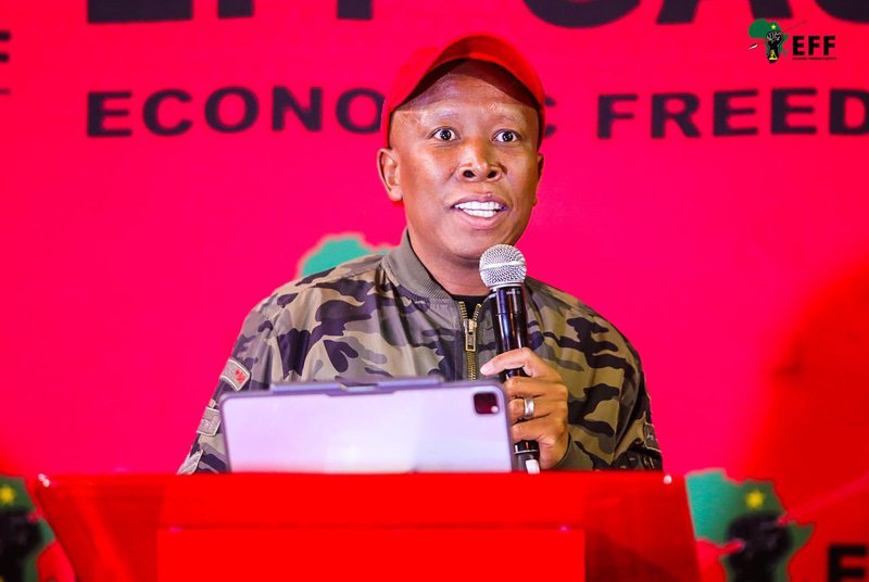 Julius Malema at the Soweto Gauteng Provincial Ground Forces Forum