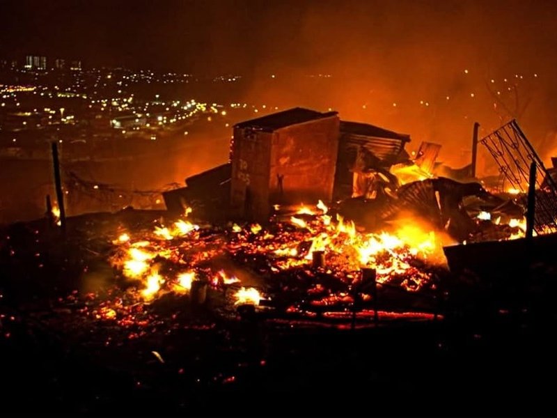 Kennedy Road Informal Settlement Fire