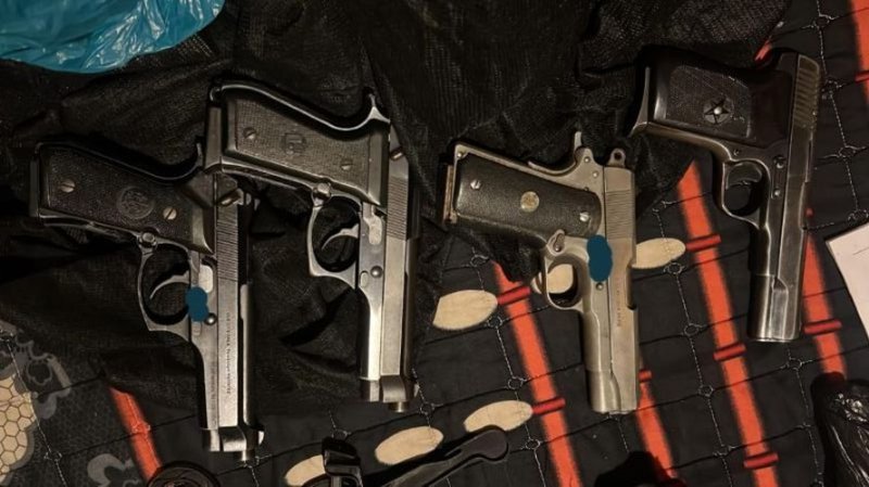 firearms from Phoenix gang raid