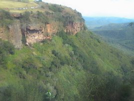 Helicopter search following a terrible accident after a car crashed off a cliff in PMB
