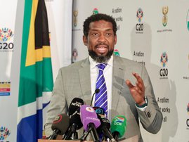 Higher Education Minister Buti Manamela
