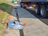 Truck crash claims two lives