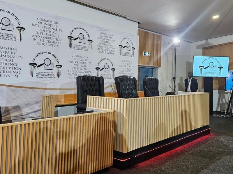 The Madlanga Commission of Inquiry backdrop generic image