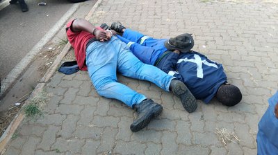 Eight suspected business robbers arrested after shootout in Centurion
