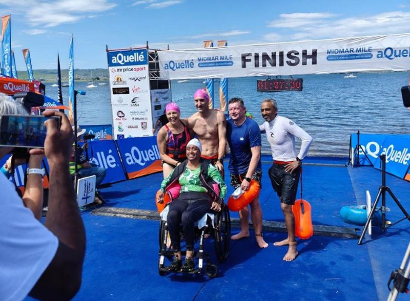 SA paraplegic woman to tackle Midmar Mile for charity