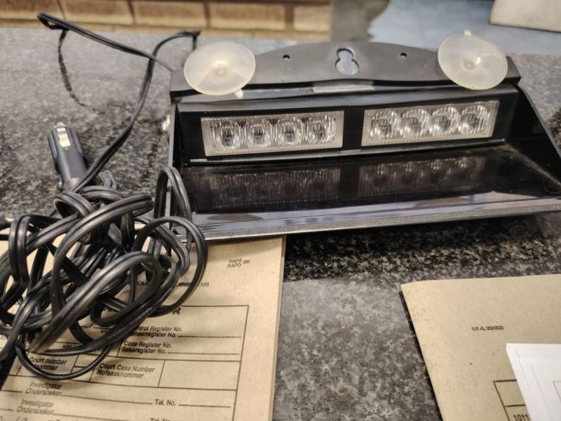 Ray Nkonyeni bodyguards caught with illegal blue lights
