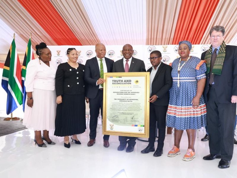 President Cyril Ramaphosa, Minister of Justice and Constitutional Development, Mmamoloko Kubayi