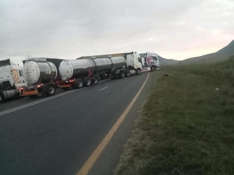 N3 Truck blockade