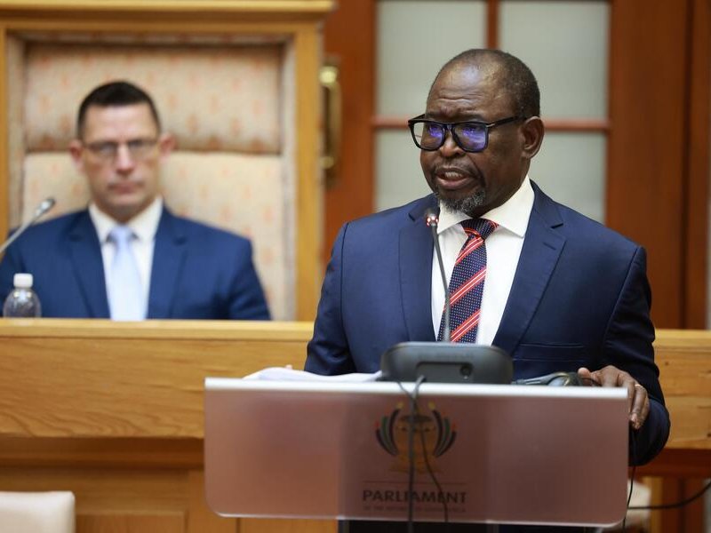 Finance minster Enoch Godongwana Budget Vote
