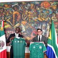 International Relations Minister Ronald Lamola with Mexico counterpart