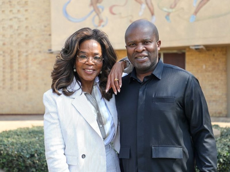 Oprah Winfrey and MEC Lebogang Maile
