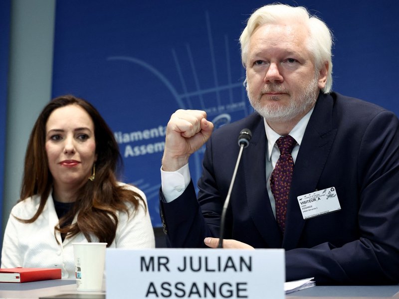 WikiLeaks' founder Julian Assange October 2024