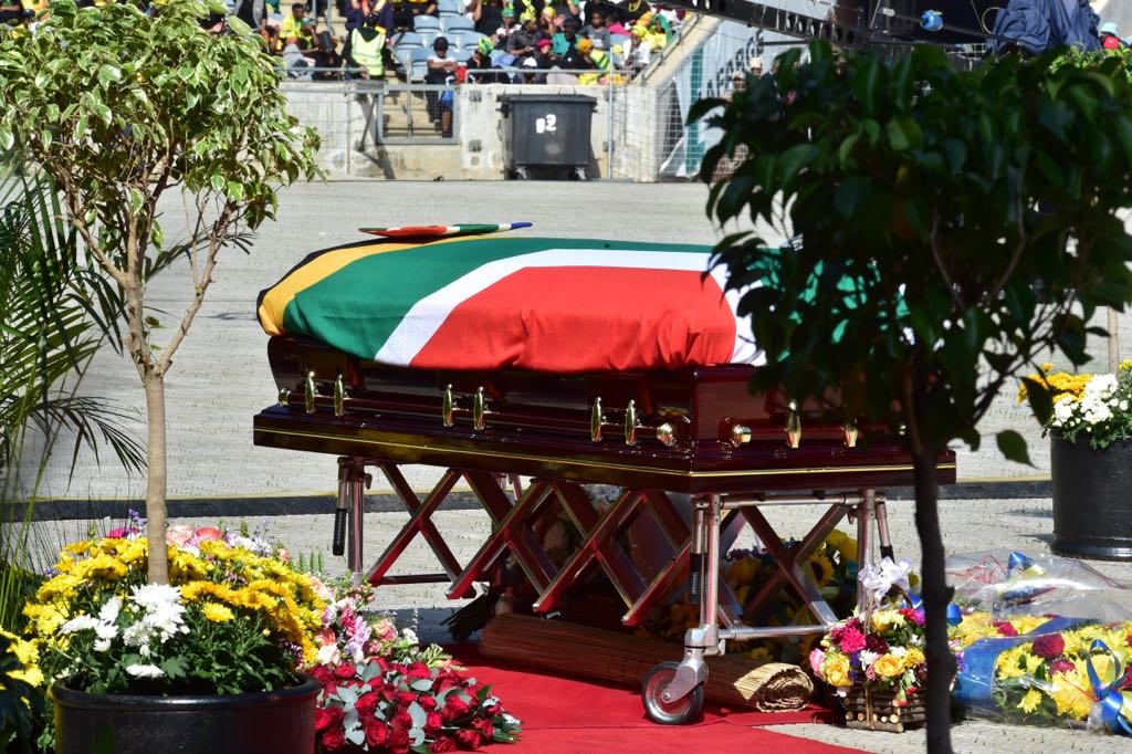 Winnie Mandela Coffin