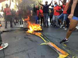 Protesters Wits Concourt