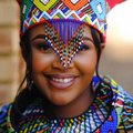 Woman in traditional attire
