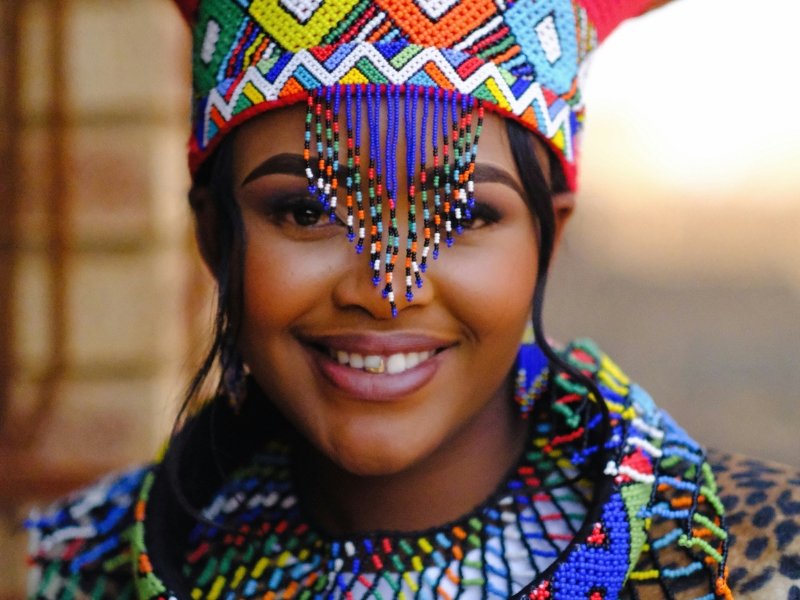 Woman in traditional attire