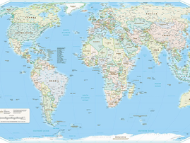 World map 2026