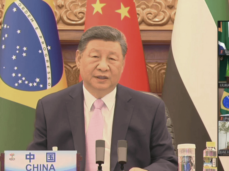 China Xi Jinping at BRICS Summit