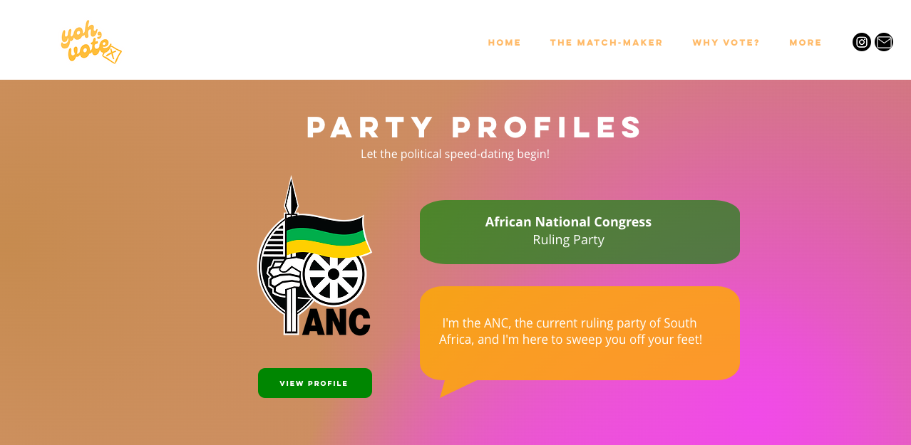 New 'dating app' matches you to your perfect political party!