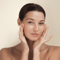 Young woman with flawless skin