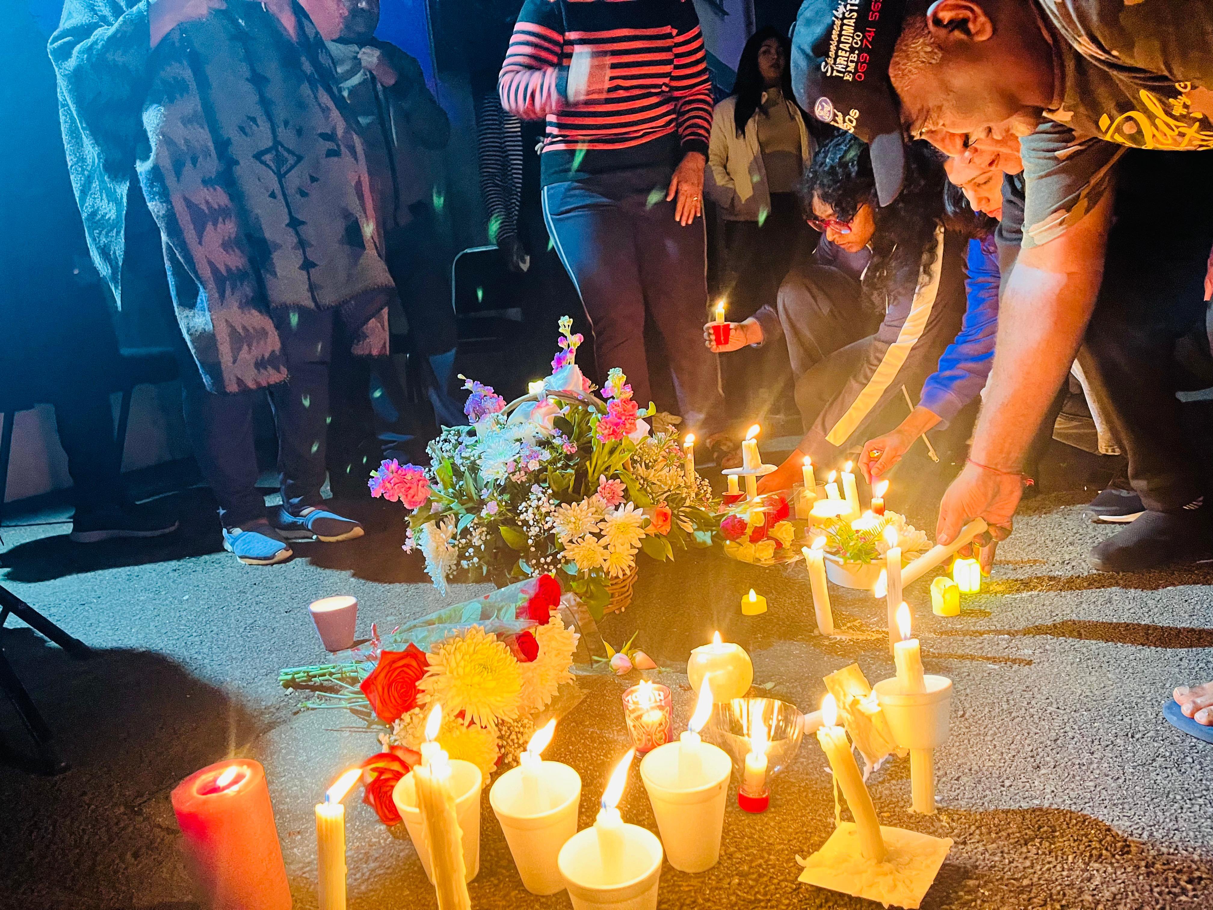 Zarah Ramsamy vigil 2